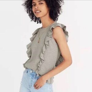 Madewell Gray blouse